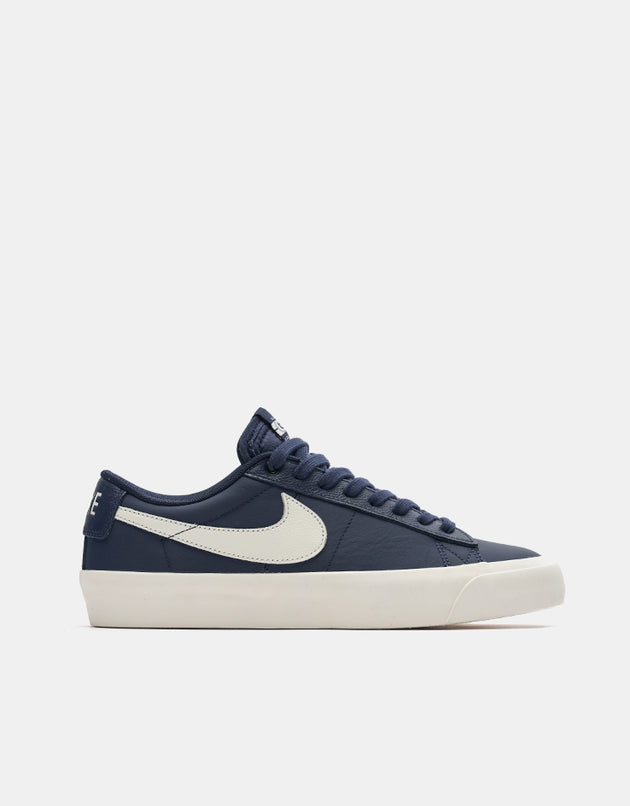 Nike SB Zoom Blazer Low Pro GT Skate Shoes - Blue Void/Sail-Blue Void