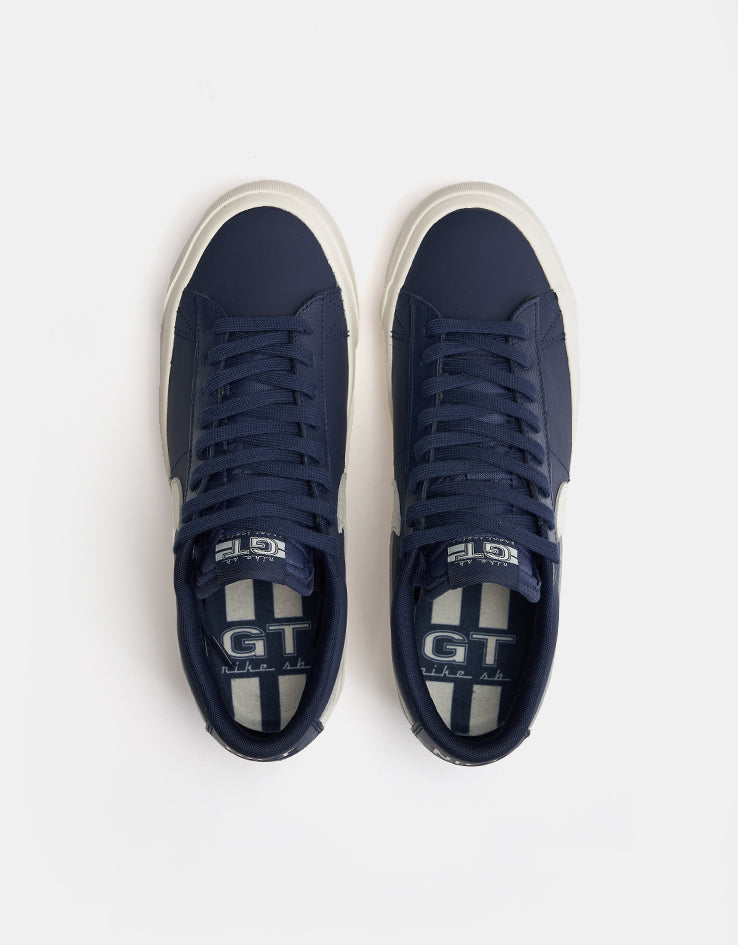 Nike SB Zoom Blazer Low Pro GT Skate Shoes - Blue Void/Sail-Blue Void