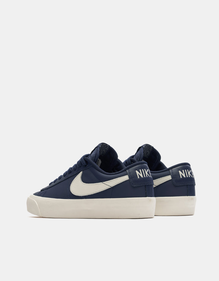 Nike SB Zoom Blazer Low Pro GT Skate Shoes - Blue Void/Sail-Blue Void