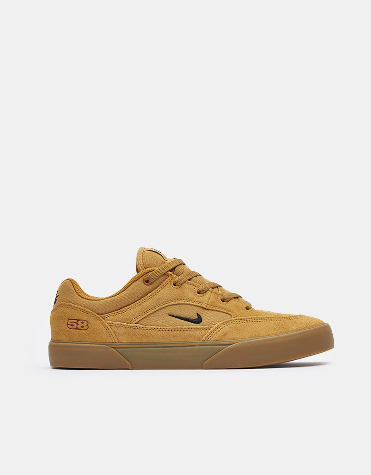 Nike SB Malor TE Skate Shoes - Wheat/Black-Wheat-Gum Light Brown