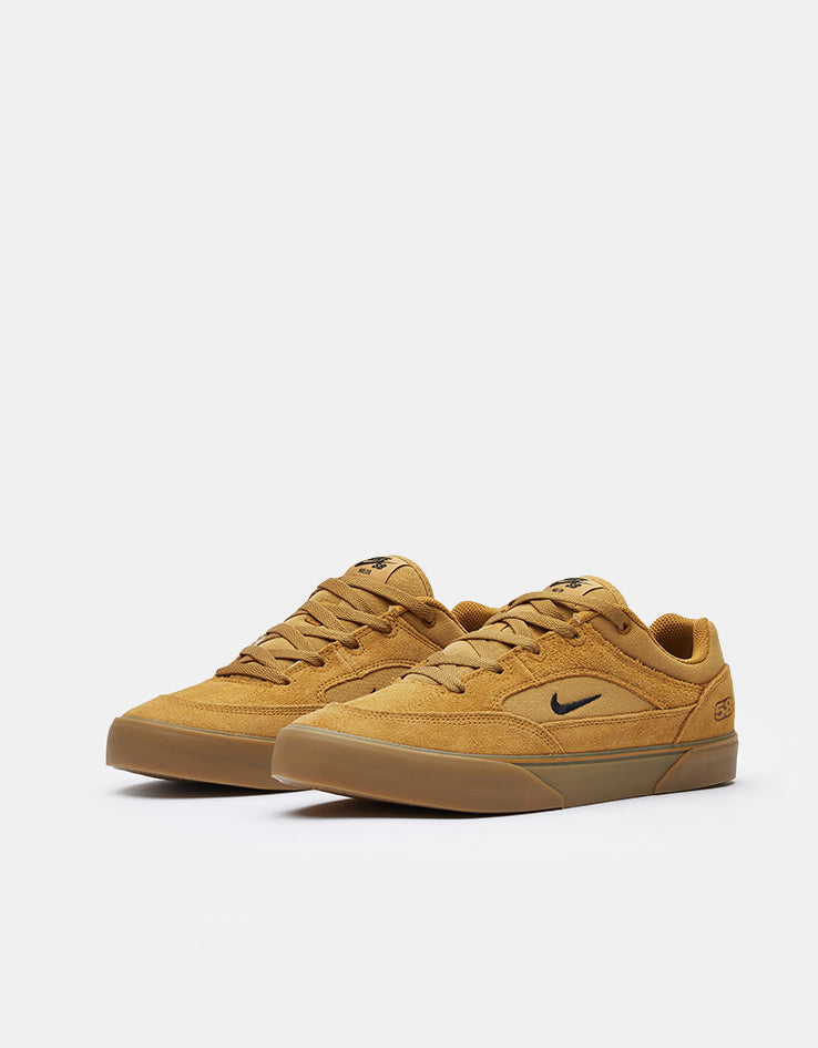 Nike SB Malor TE Skate Shoes - Wheat/Black-Wheat-Gum Light Brown