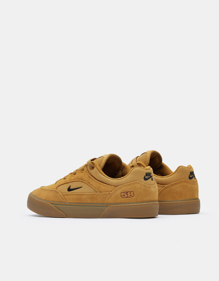 Nike SB Malor TE Skate Shoes - Wheat/Black-Wheat-Gum Light Brown
