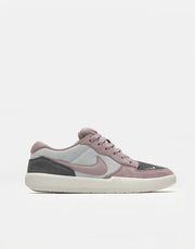 Nike SB Force 58 Skate Shoes - Flt Silver/Taupe Grey-Dark Grey
