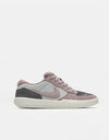 Nike SB Force 58 Skate Shoes - Flt Silver/Taupe Grey-Dark Grey