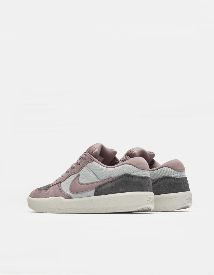 Nike SB Force 58 Skate Shoes - Flt Silver/Taupe Grey-Dark Grey