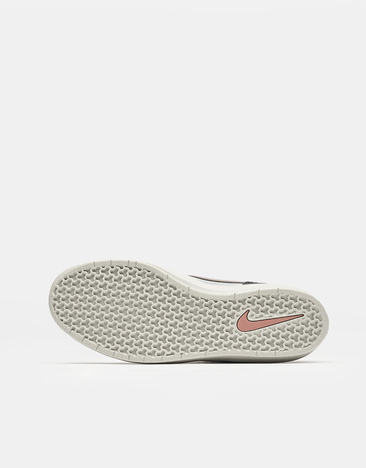 Nike SB Force 58 Skate Shoes - Flt Silver/Taupe Grey-Dark Grey