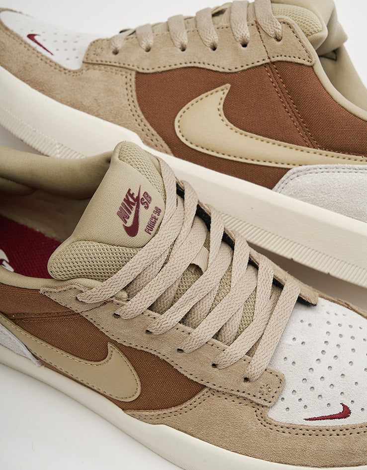 Nike SB Force 58 Skate Shoes - Lt British Tan/Parachute Beige