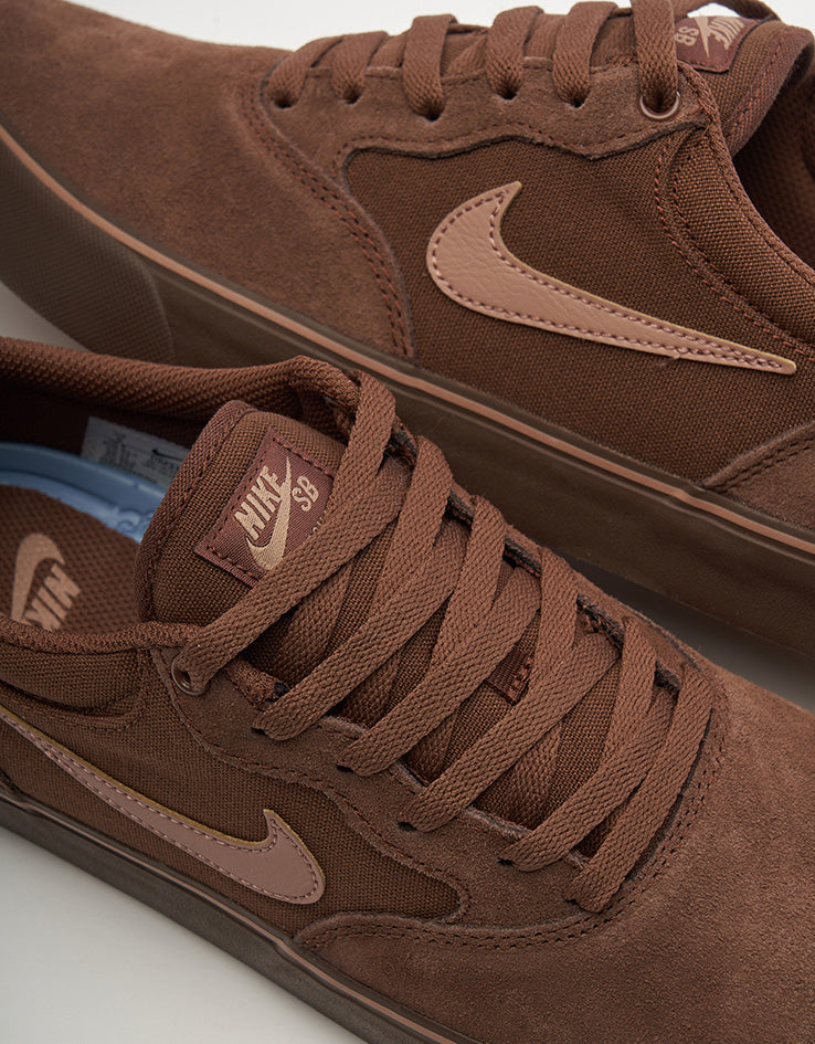 Nike SB Chron 2 Skate Shoes - Fauna Brown/Desert Dust-Baroque Brown
