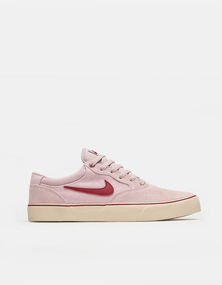 Nike SB Chron 2 Skate Shoes - Pink Foam/Noble Red-Pearl White