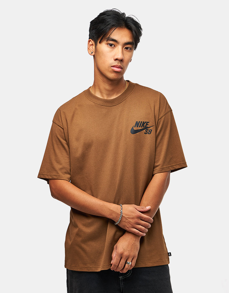 Nike SB Logo T-Shirt - Mosswood Brown
