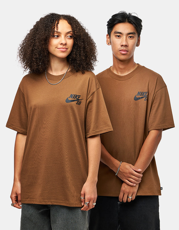 Nike SB Logo T-Shirt - Mosswood Brown