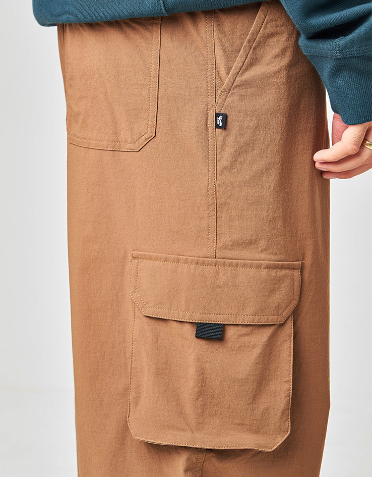 Nike SB Belted Kearny Cargo Pant - Mosswood Brown/White