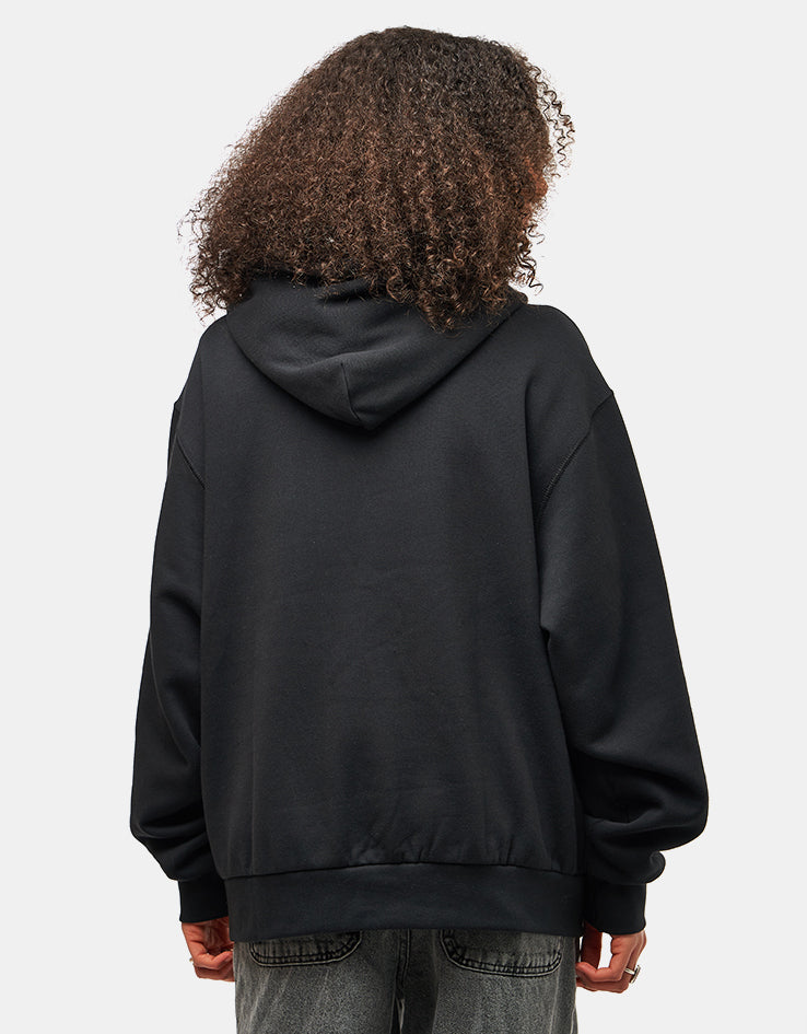 Nike SB Swoosh Grill Pullover Hoodie - Black/White