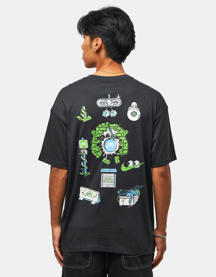 Nike SB M90 Skate Char T-Shirt - Off Noir