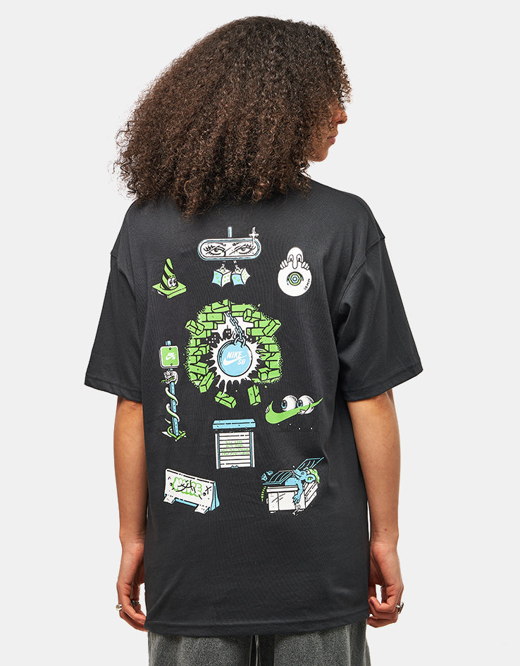 Nike SB M90 Skate Char T-Shirt - Off Noir