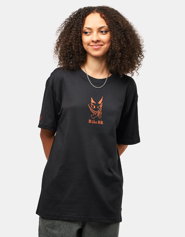 Nike SB Charcoal Dunk T-Shirt - Black