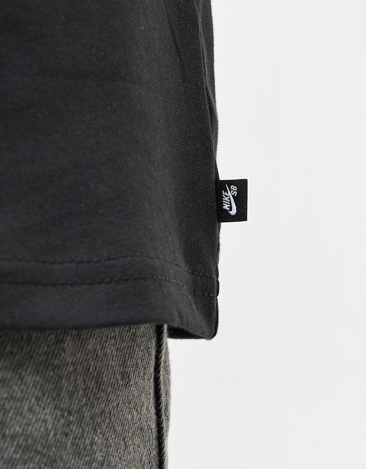 Nike SB Charcoal Dunk T-Shirt - Black