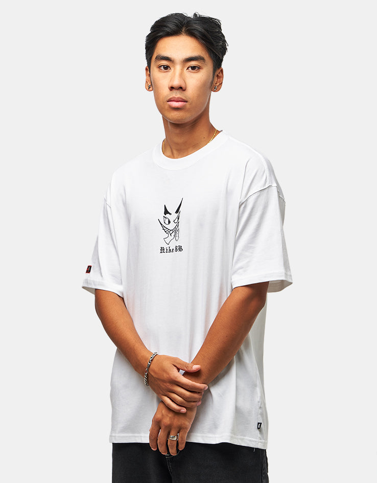 Nike SB Charcoal Dunk T-Shirt - White