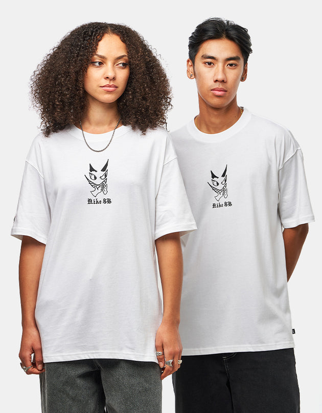 Nike SB Charcoal Dunk T-Shirt - White