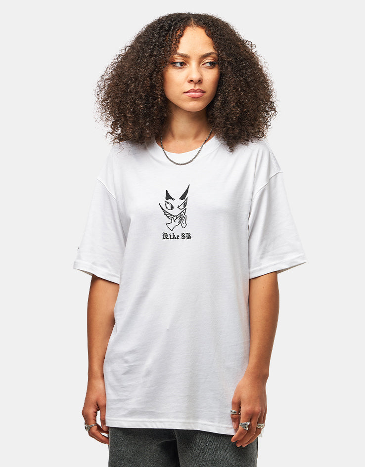 Nike SB Charcoal Dunk T-Shirt - White