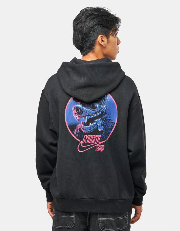 Nike SB SK8 Fiend Full Zip Hoodie - Black/White