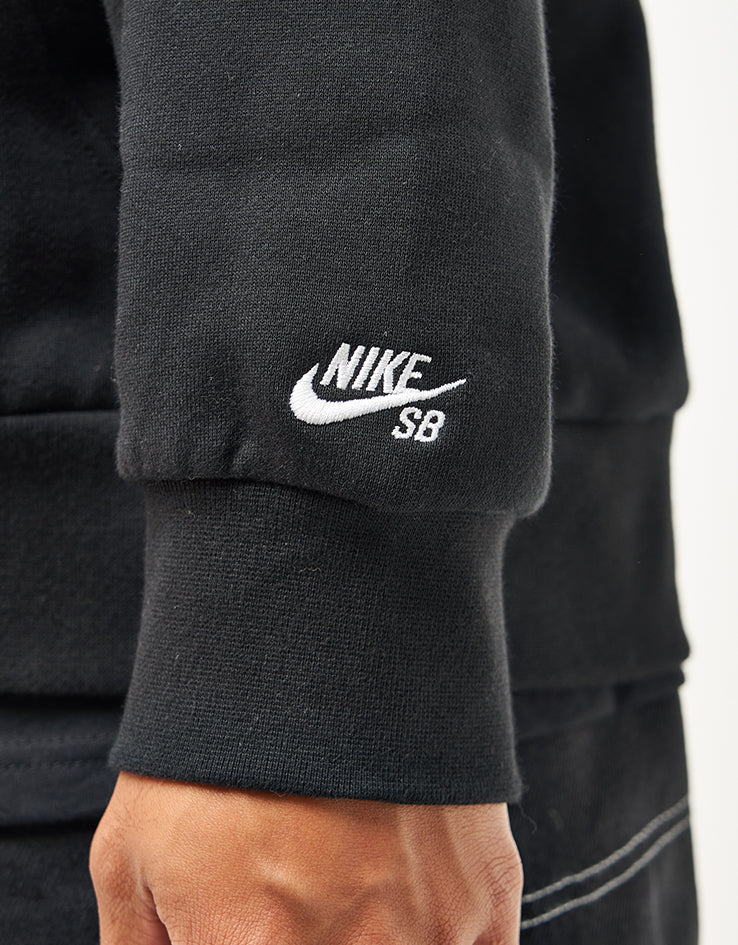 Nike SB SK8 Fiend Full Zip Hoodie - Black/White