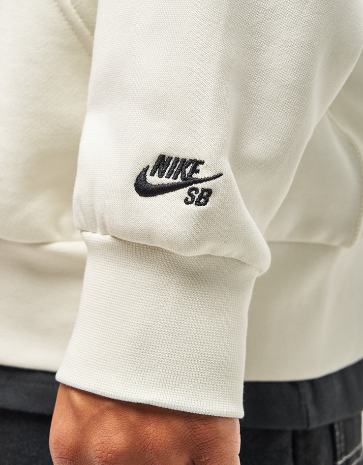 Nike SB SK8 Fiend Full Zip Hoodie - Sail/Black