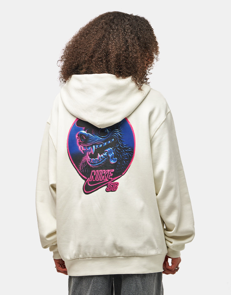 Nike SB SK8 Fiend Full Zip Hoodie - Sail/Black