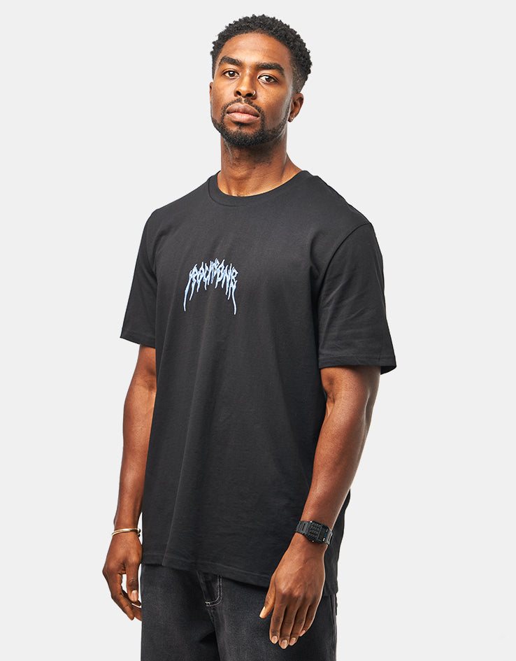 Route One Knight Organic T-Shirt - Black