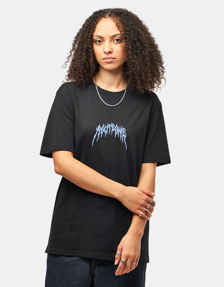 Route One Knight Organic T-Shirt - Black