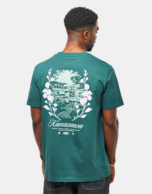 Route One Zen Garden Organic T-Shirt - Glazed Green