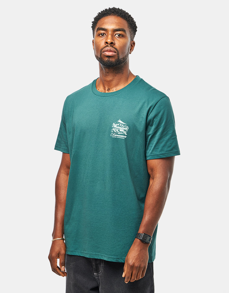 Route One Zen Garden Organic T-Shirt - Glazed Green