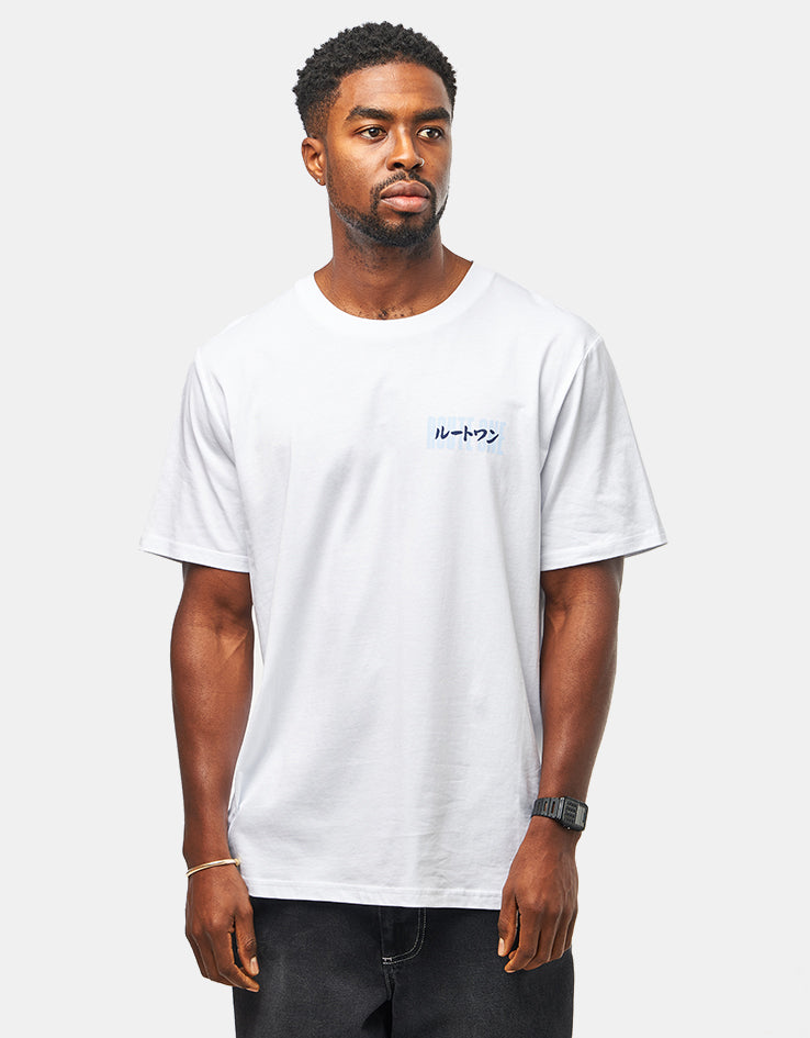 Route One Dystopia Organic T-Shirt - White