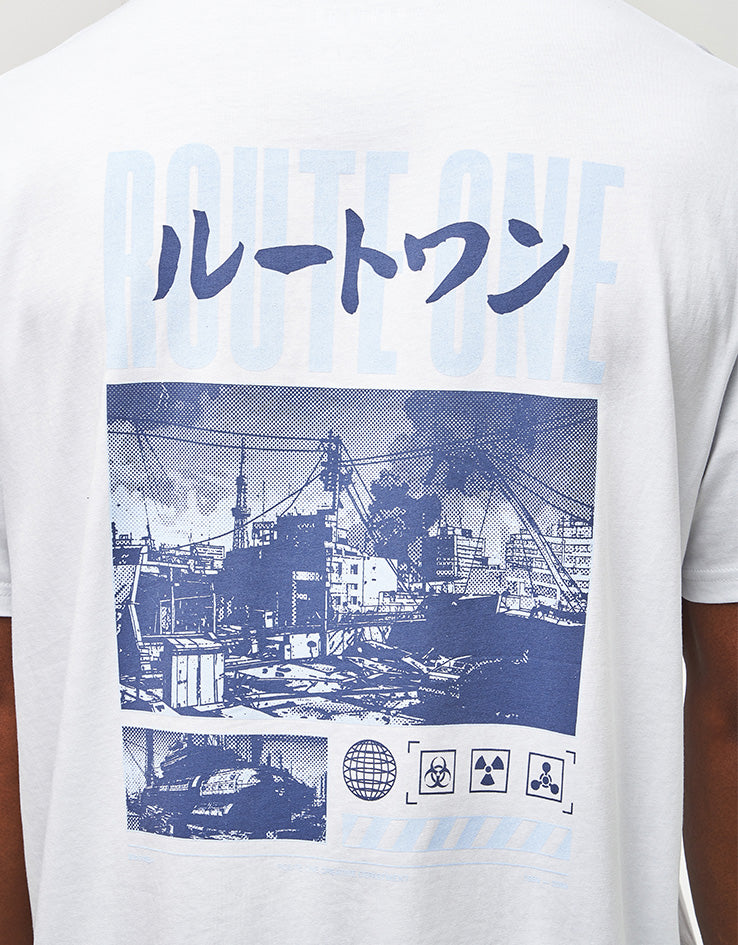 Route One Dystopia Organic T-Shirt - White