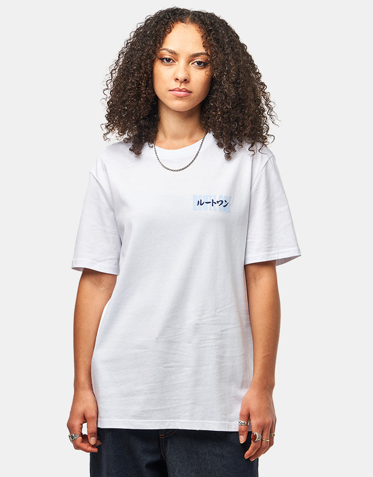 Route One Dystopia Organic T-Shirt - White