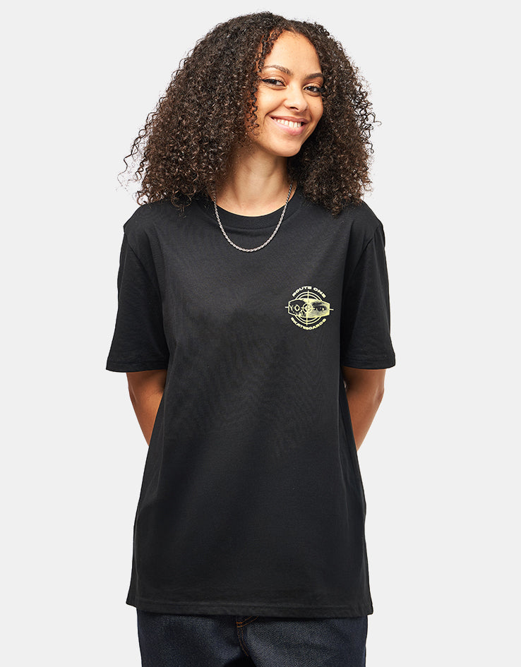 Route One Cyborg Organic T-Shirt - Black