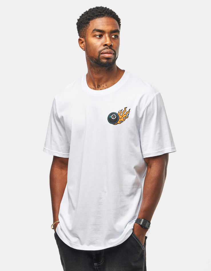 Route One Ochos Locos Organic T-Shirt - White