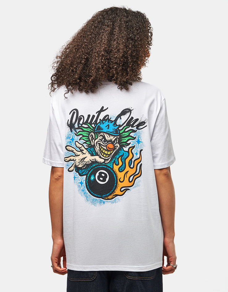 Route One Ochos Locos Organic T-Shirt - White