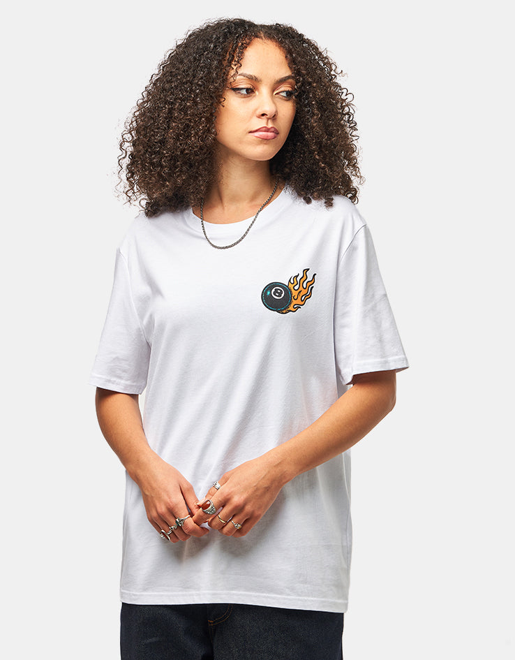 Route One Ochos Locos Organic T-Shirt - White