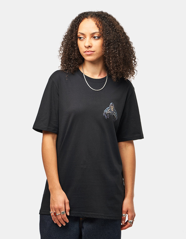 Route One Grim Horizons Organic T-Shirt - Black