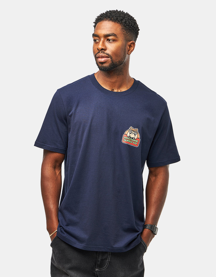 Route One Big Dawg Organic T-Shirt - French Navy