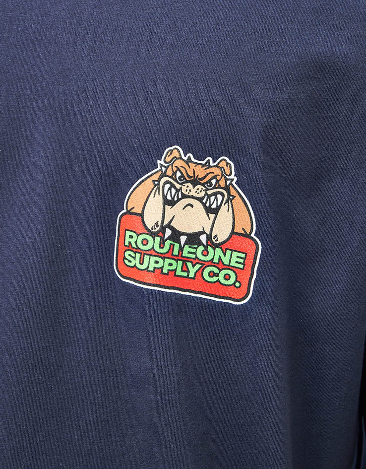 Route One Big Dawg Organic T-Shirt - French Navy