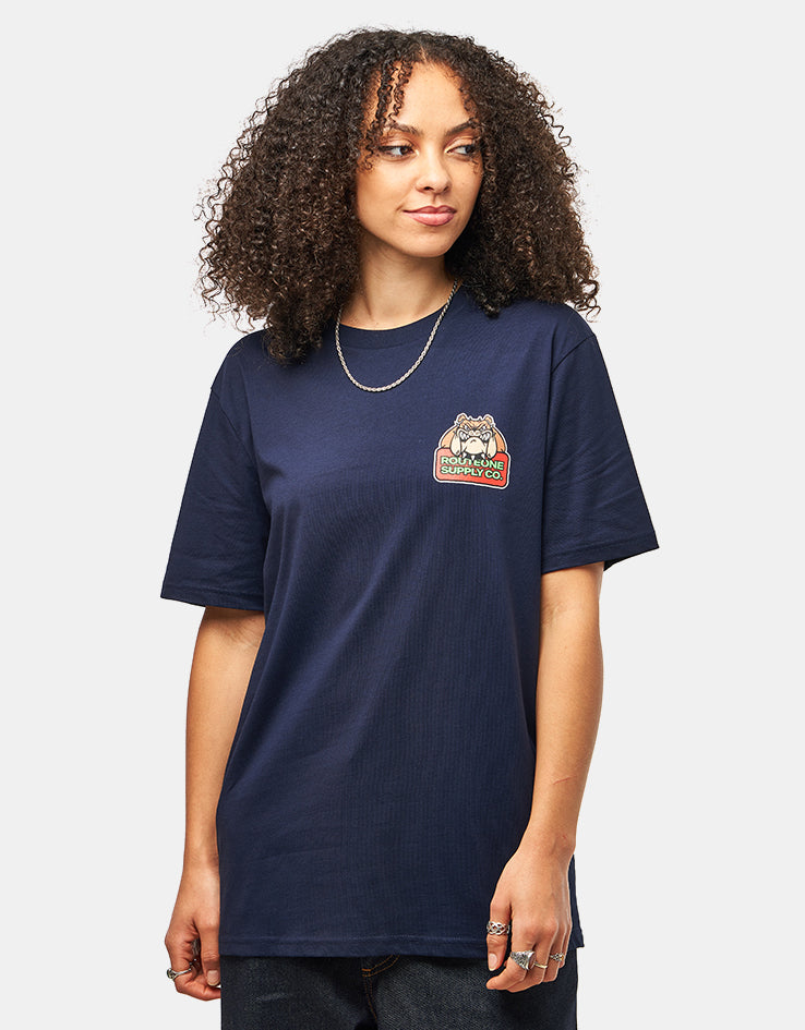 Route One Big Dawg Organic T-Shirt - French Navy
