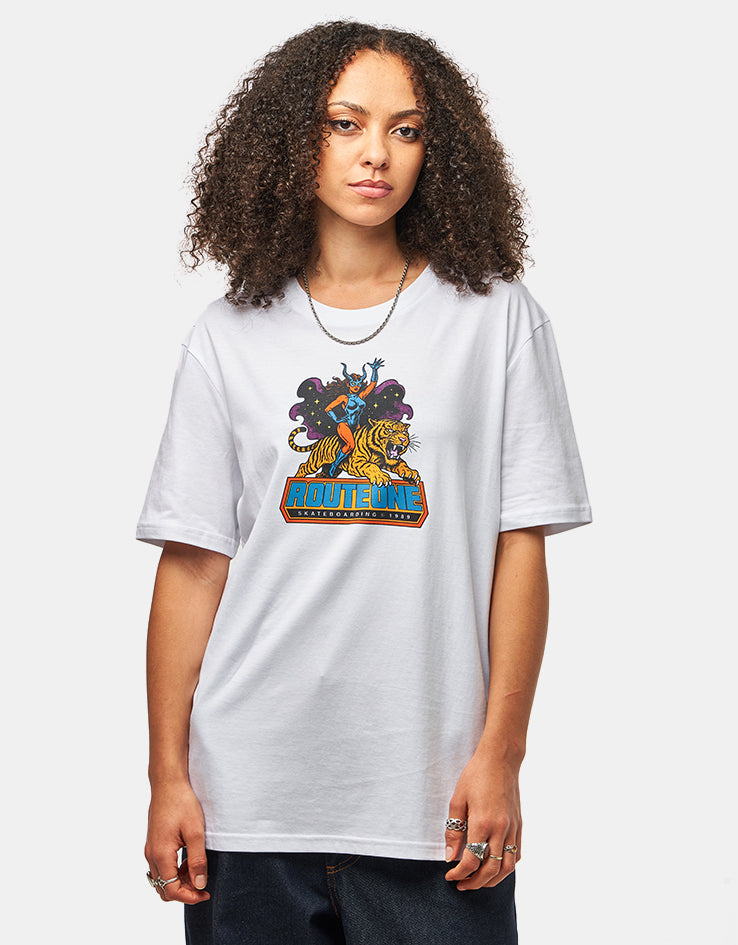 Route One Warrioress Organic T-Shirt - White