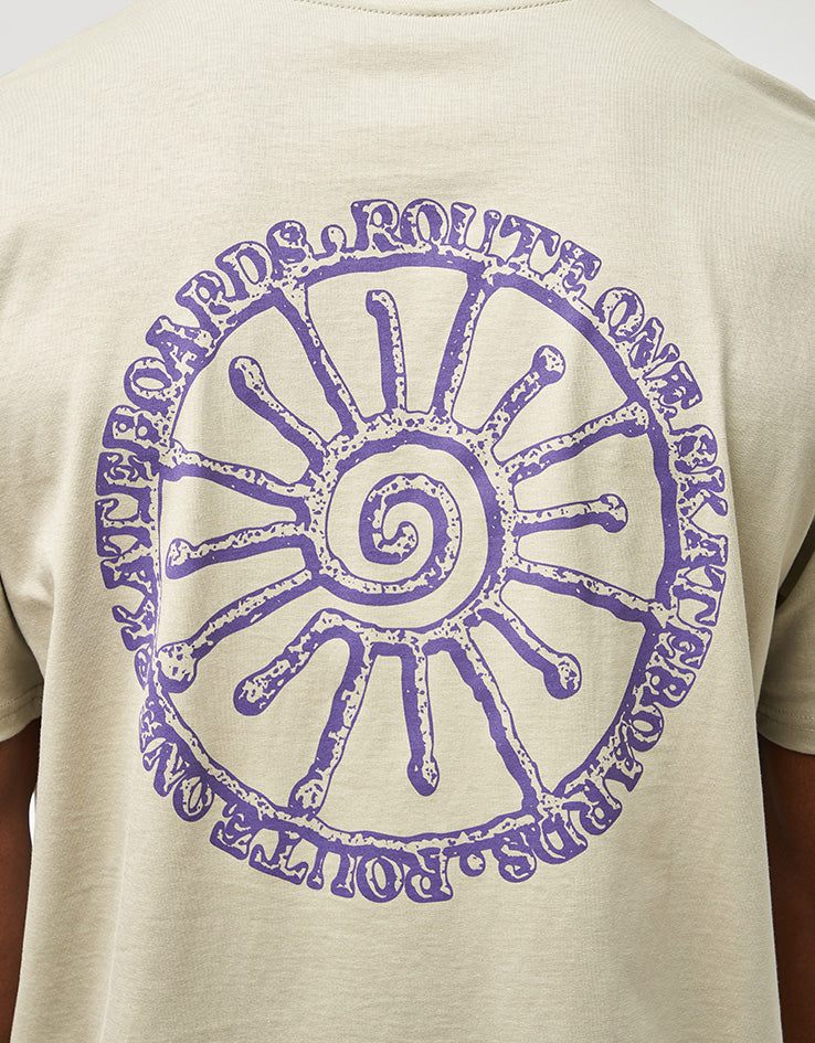 Route One Scaphe Organic T-Shirt - Stone