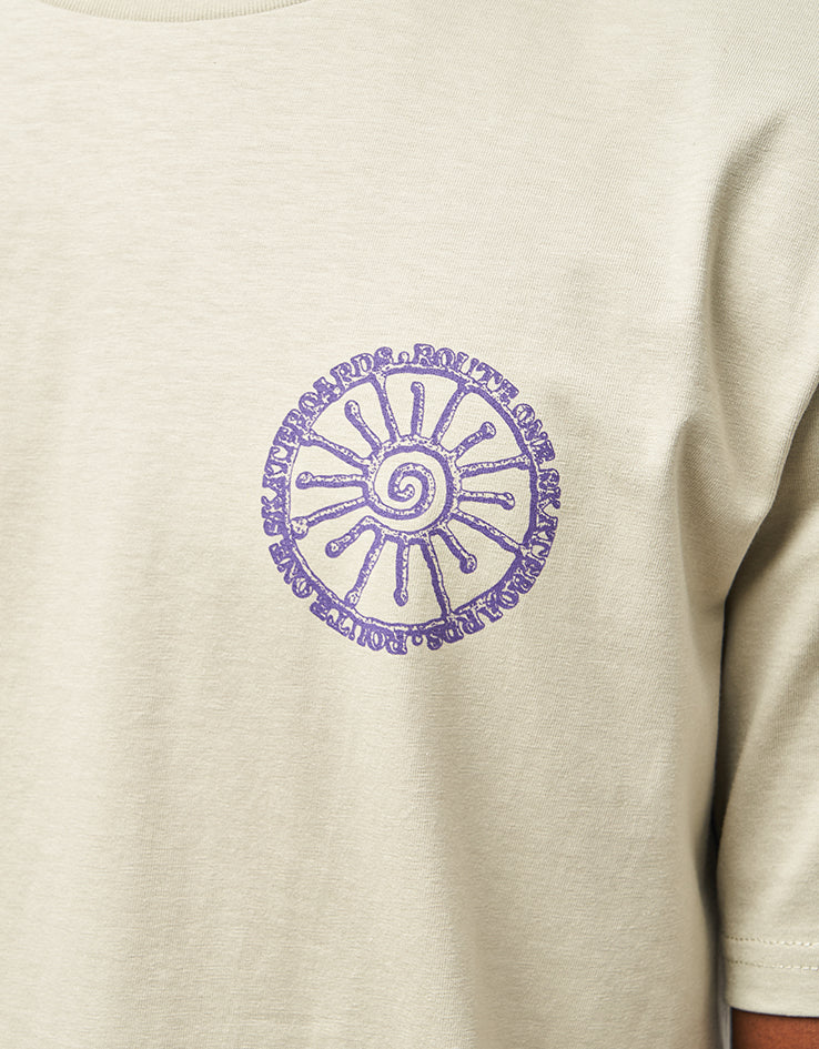 Route One Scaphe Organic T-Shirt - Stone