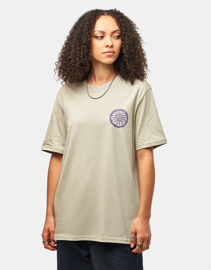 Route One Scaphe Organic T-Shirt - Stone