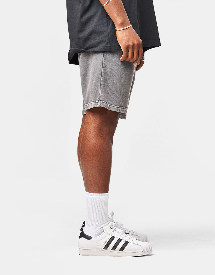 Route One Sweat Short - Grey (Acid Wash)