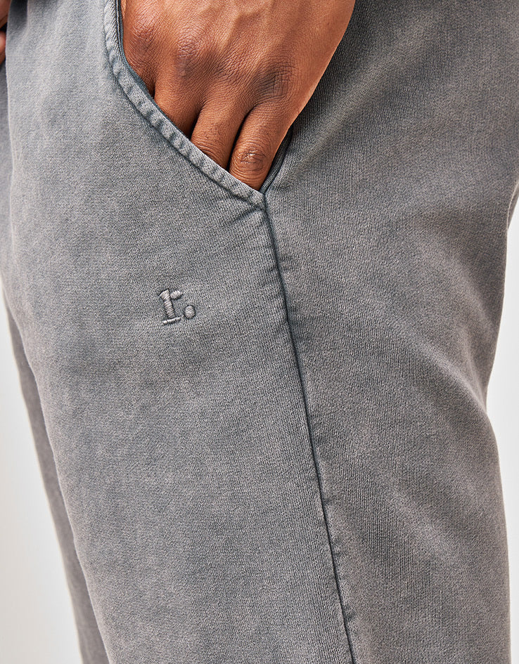 Route One Sweat Short - Grey (Acid Wash)