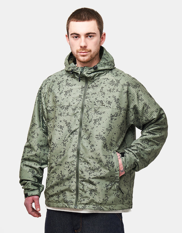 Route One Windbreaker Jacket - Digi Camo (Green)